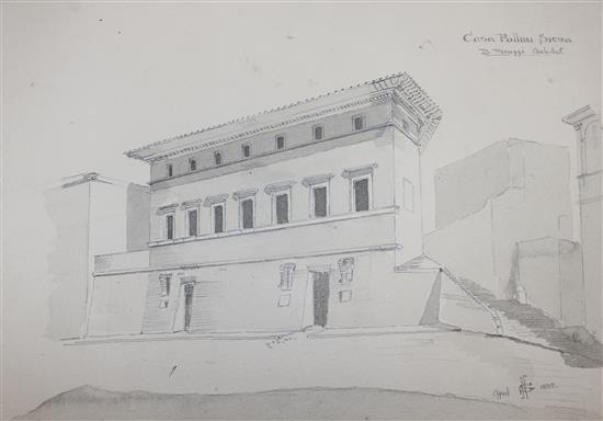 A group of Italian architectural drawings